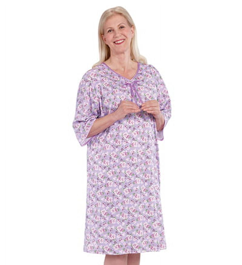 Patient Night Gown : Hospital basics ... | Hospital gown, Hospital gown  pattern, Night gown